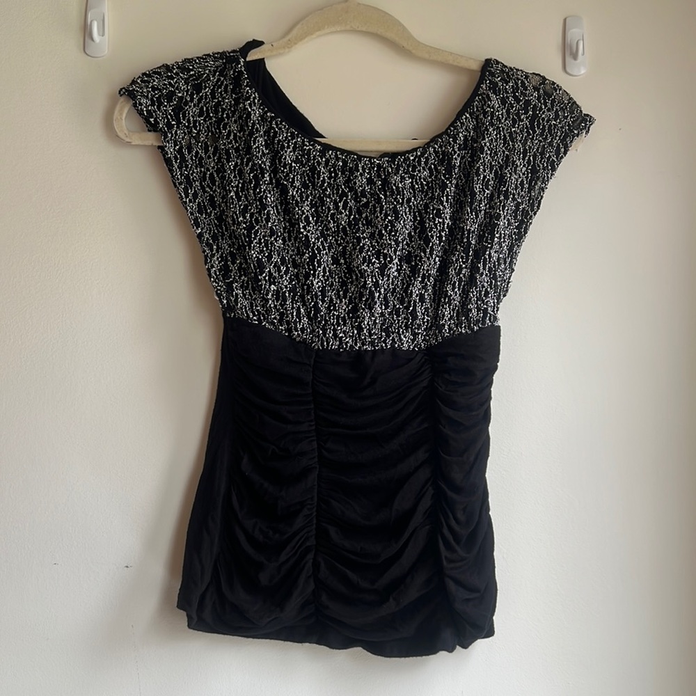 Black & White Dress Shirt